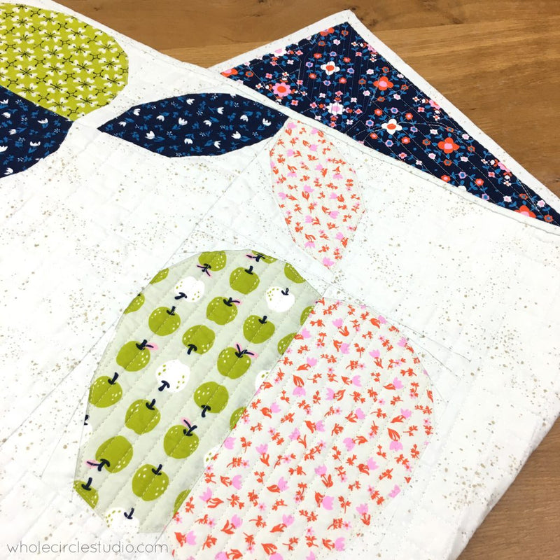 Apple Turnover | Quilt Pattern | Whole Circle Studio | Foundation Paper Piecing Sewing Pattern