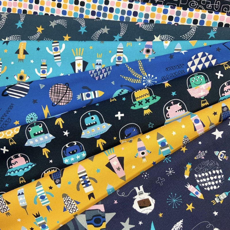 Blast Off | Fat Quarter Bundle Complete Collection | Dashwood Studio