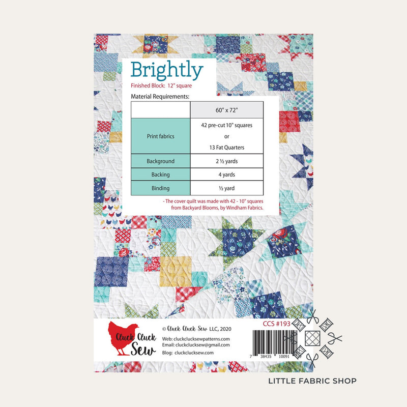 Brightly | Quilt Pattern | Cluck Cluck Sew