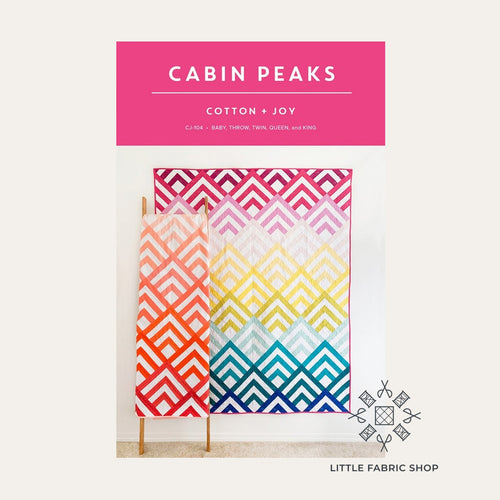 Cabin Peaks Quilt | Quilt Pattern | Cotton + Joy Patterns