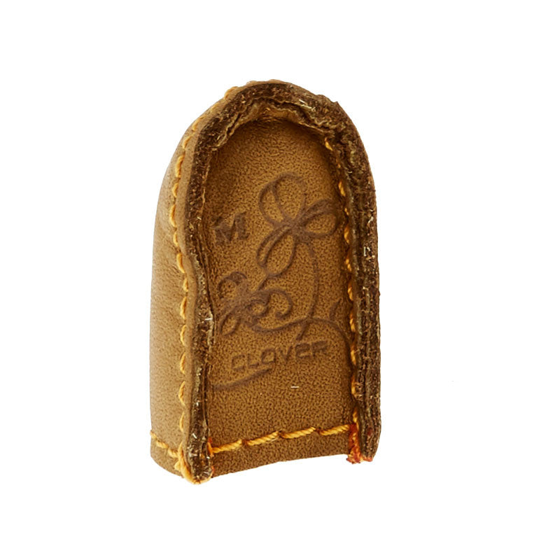 Clover Natural Fit Leather Thimble | Size: Medium