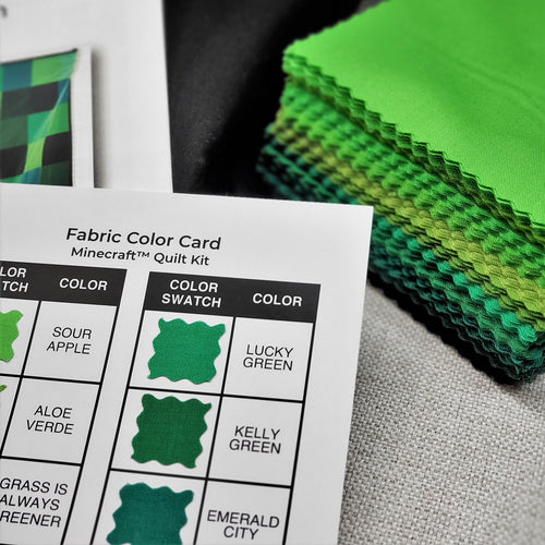 Minecraft Creeper Quilt Kit | Little Fabric Shop