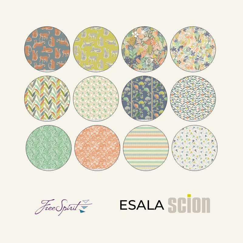 Scion Esala | Fat Quarter Bundle | FreeSpirit Fabrics