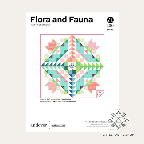 Flora & Fauna Flourish Quilt | Free Quilt Pattern | Patty Sloniger