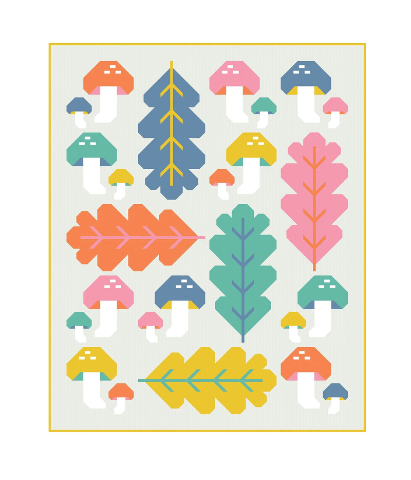 Forest Fungi Quilt | Quilt Pattern | Pen + Paper Patterns