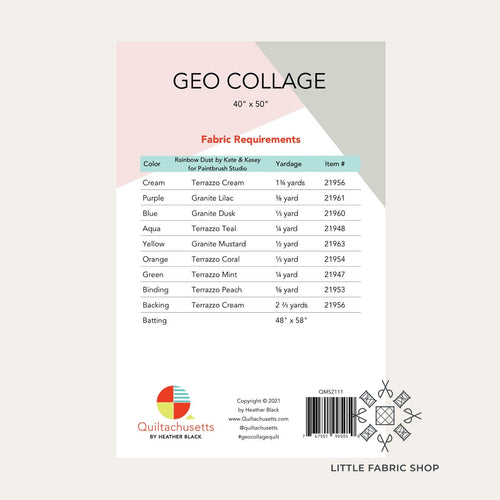 Geo Collage | Quilt Pattern | Quiltachusetts