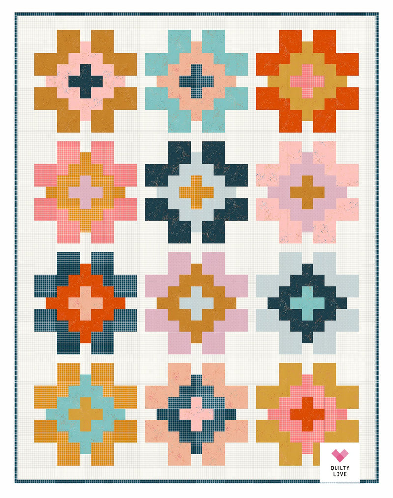 Glowing Quilt | Quilt Pattern | Quilty Love Emily Dennis