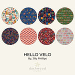Hello Velo | Fat Quarter Bundle Complete Collection | Jilly Phillips | Dashwood Studio