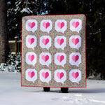 I Heart You Quilt | Quilt Pattern | Modern Holiday Quilt Collection | Then Came June and Pen + Paper Patterns