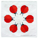 Ladybug Loop | Quilt Pattern | Whole Circle Studio | Foundation Paper Piecing Mini Quilt Pattern