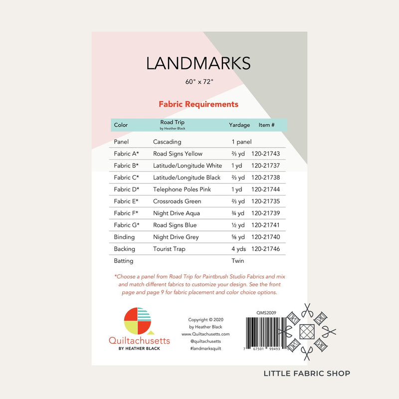Landmarks | Quilt Pattern | Quiltachusetts