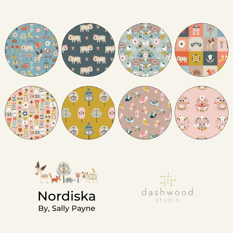 Nordiska | Half Yard Bundle Complete Collection | Sally Payne | Dashwood Studio