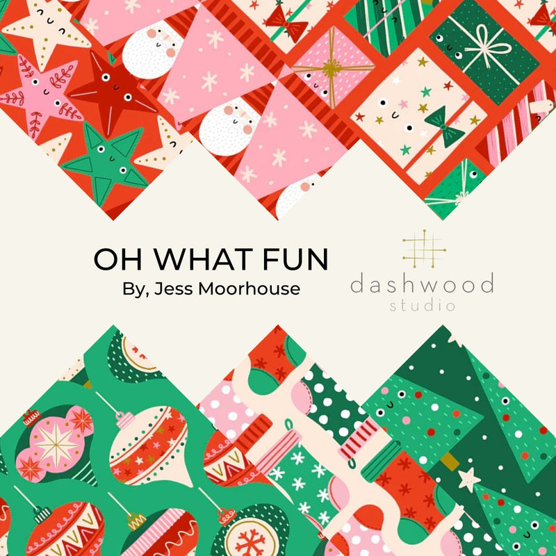 Oh What Fun | Half Yard Bundle Complete Collection | Jess Moorhouse | Dashwood Studio