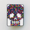 Patchwork Skull Enamel Pin | Sew Hungry Hippie