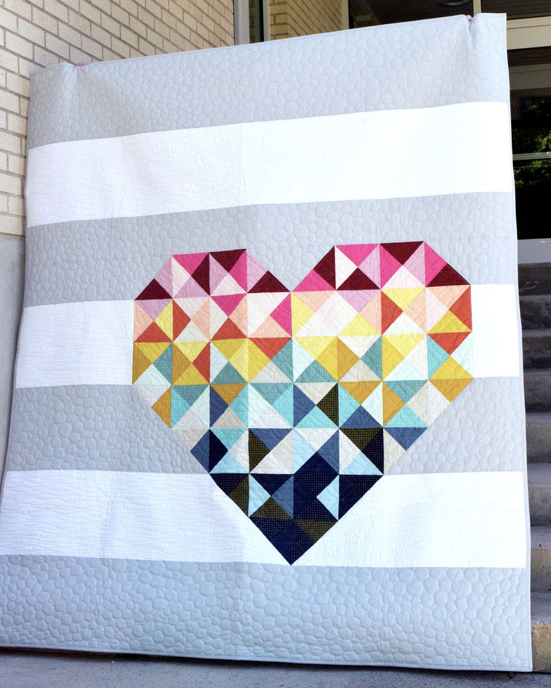 Piece & Love Quilt | Quilt Pattern | The Cloth Parcel