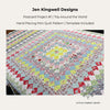 Postcard Project #1 - Trip Around the World | Mini Quilt Pattern | Jen Kingwell Designs