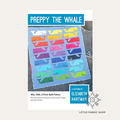 Preppy the Whale Quilt | Quilt Pattern | Elizabeth Hartman
