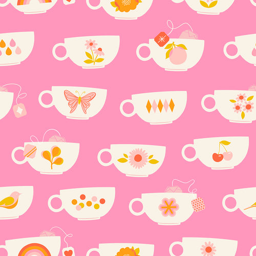 Camellia | Teacups - Flamingo | Ruby Star Society | Melody Miller
