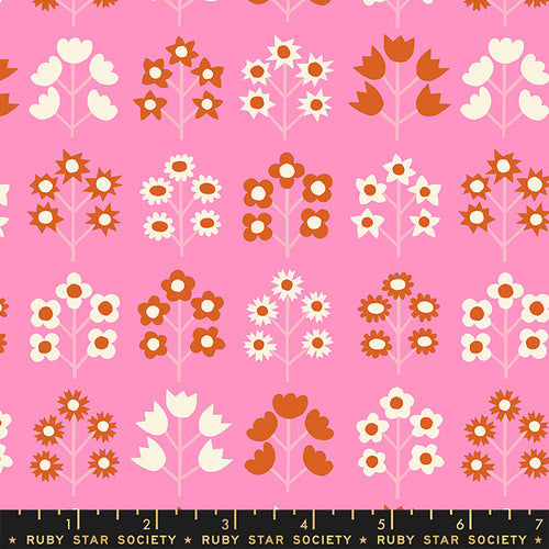 Petunia | Ruby Star Society | Bouquet - Flamingo | Moda Fabrics