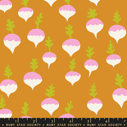 Petunia | Ruby Star Society | Turnips - Honey | Moda Fabrica