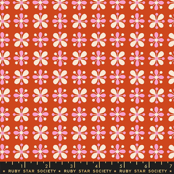 Petunia | Ruby Star Society | Wallflower - Cayenne | Moda Fabrics