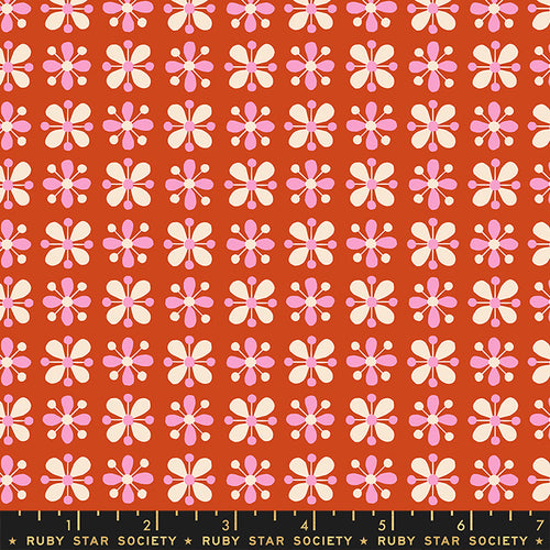 Petunia | Ruby Star Society | Wallflower - Cayenne | Moda Fabrics