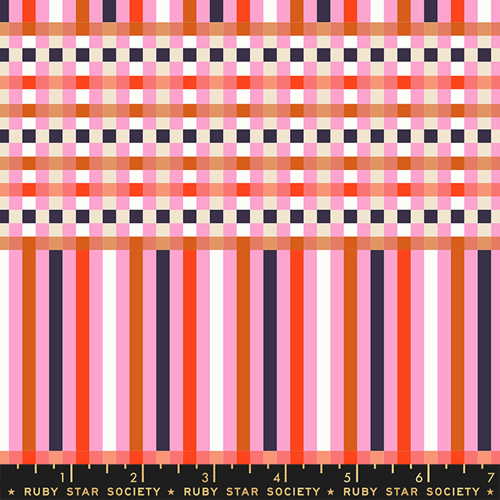 Petunia | Ruby Star Society | Gingham - Flamingo | Moda Fabrics