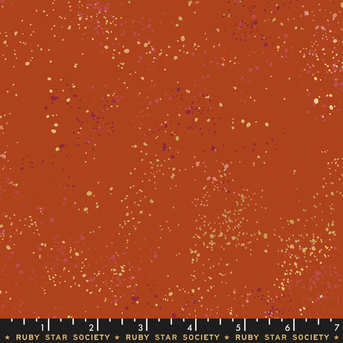 Speckled Metallic - Cayenne | Ruby Star Society | Moda Fabrics