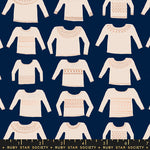 Jolly Darlings | Ruby Star Society | My Favorite Sweater - Navy | Moda Fabrics