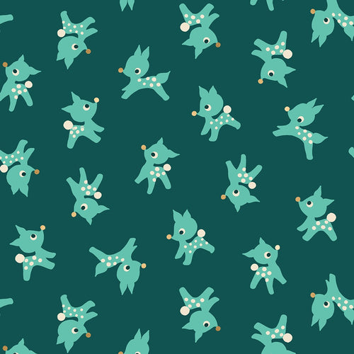 Jolly Darlings | Ruby Star Society | Little Deer - Pine | Moda Fabrics