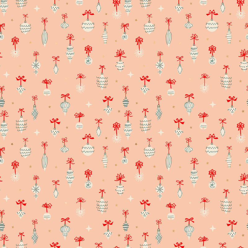 Jolly Darlings | Ruby Star Society | Ornamentals - Peach | Moda Fabrics