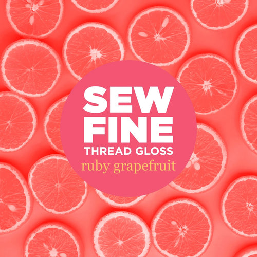 Thread Gloss | Hand Sewing Conditioner | Ruby Grapefruit | Sew Fine Thread Gloss