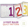 6 Foot Ruler Quilt | Quilt Pattern | Whole Circle Studio