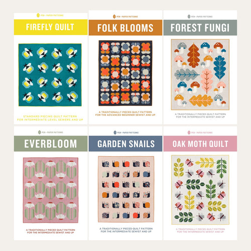 Sampler Quilt Pattern Bundle | Quilt Pattern | Pen + Paper Patterns
