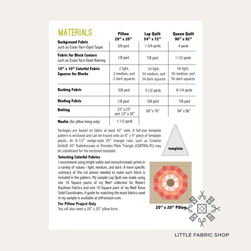 Sea Urchins Quilt | Quilt Pattern | Elizabeth Hartman