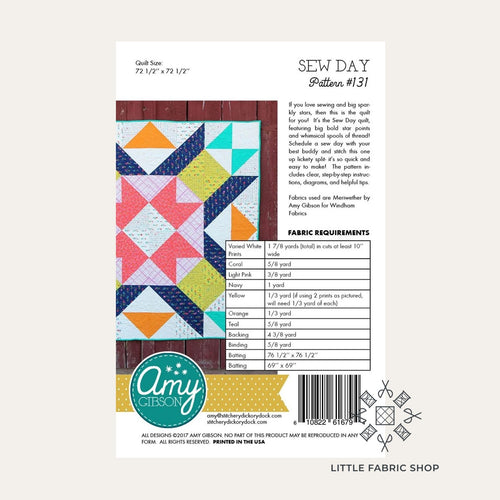 Sew Day Quilt | Quilt Pattern | Amy Gibson