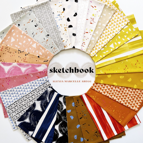Sketchbook | 5" Charm Pack | Ruby Star Society | Alexia Abegg | Moda Fabrics