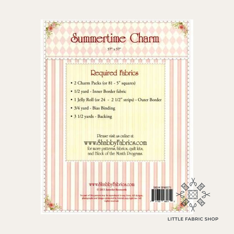 Summertime Charm | Quilt Pattern | Shabby Fabrics