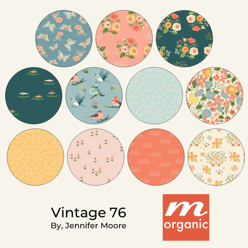 Vintage 74 | Fat Quarter Bundle | Monaluna Fabrics