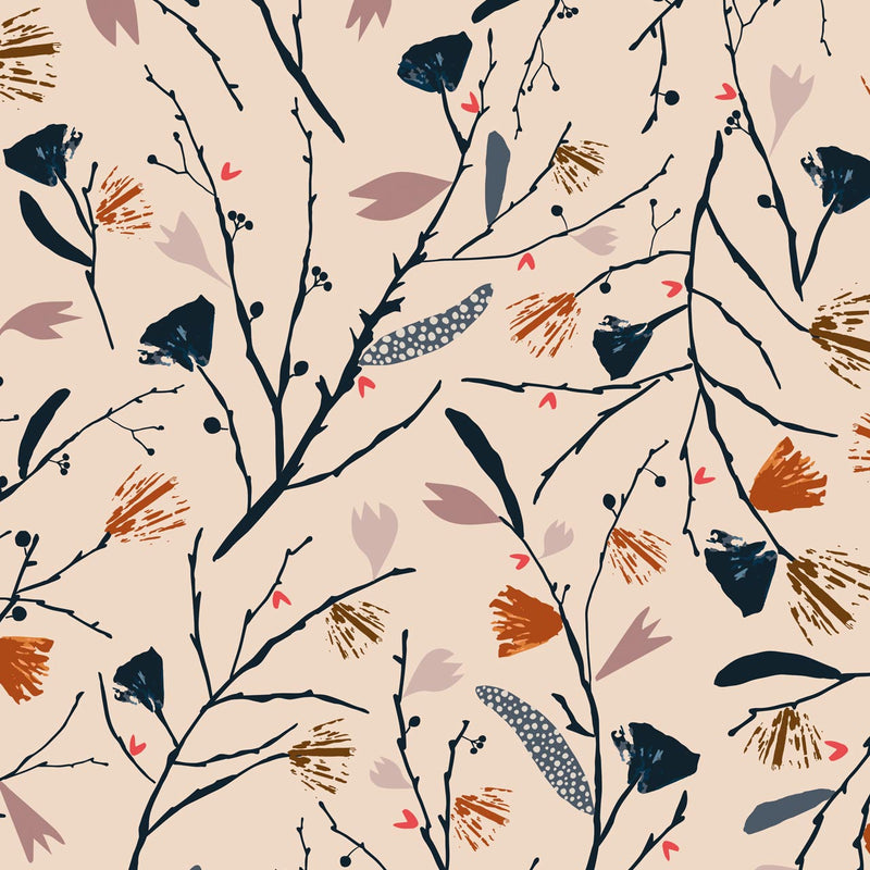 Woodland Notions | Dashwood Studio | Cream Steams and Leaves