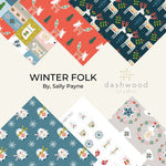 Winter Folk | Fat Quarter Bundle Complete Collection | Sally Payne | Dashwood Studio