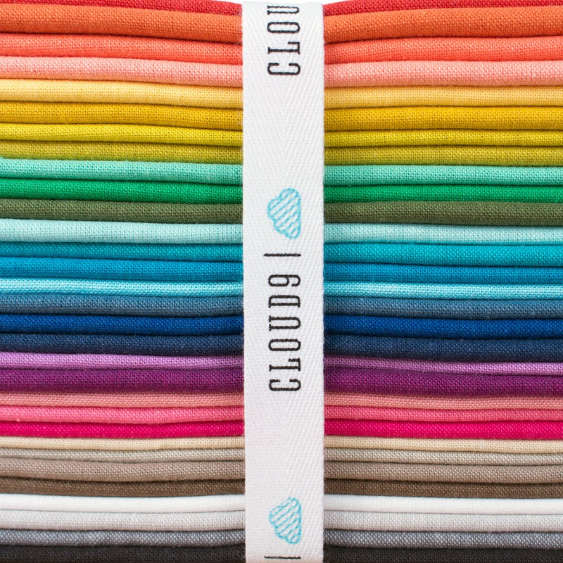Cirrus Solid - Lagoon | Cloud 9 Fabrics | Organic Yarn Dyed Crossweave Fabric