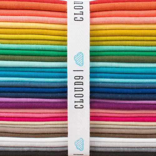 Cirrus Solid - Butter | Cloud 9 Fabrics | Organic Yarn Dyed Crossweave Fabric