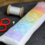 Gradient Pincushion | Little Fabric Shop Pincushion Pattern | eloominate designs