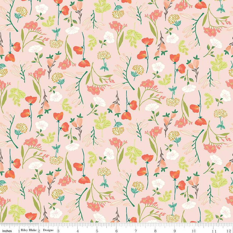 Midsummer Meadow - Main Blush | Riley Blake Designs