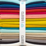 Cirrus Solid - Clementine | Cloud 9 Fabrics | Organic Yarn Dyed Crossweave Fabric