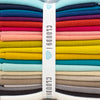 Cirrus Solid - Ocean | Cloud 9 Fabrics | Organic Yarn Dyed Crossweave Fabric