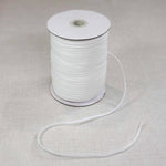 White 1/4 inch Elastic String Cord | Face Mask Supplies | Sold by the Yard