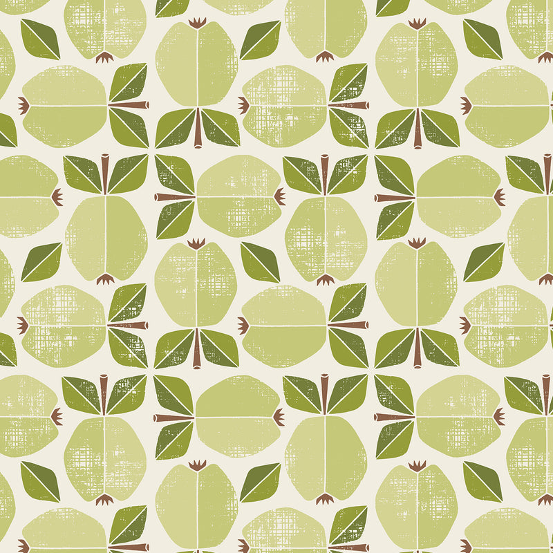 Apple - Green Fabric | Under the Apple Tree | Loes van Oosten | Cotton + Steel