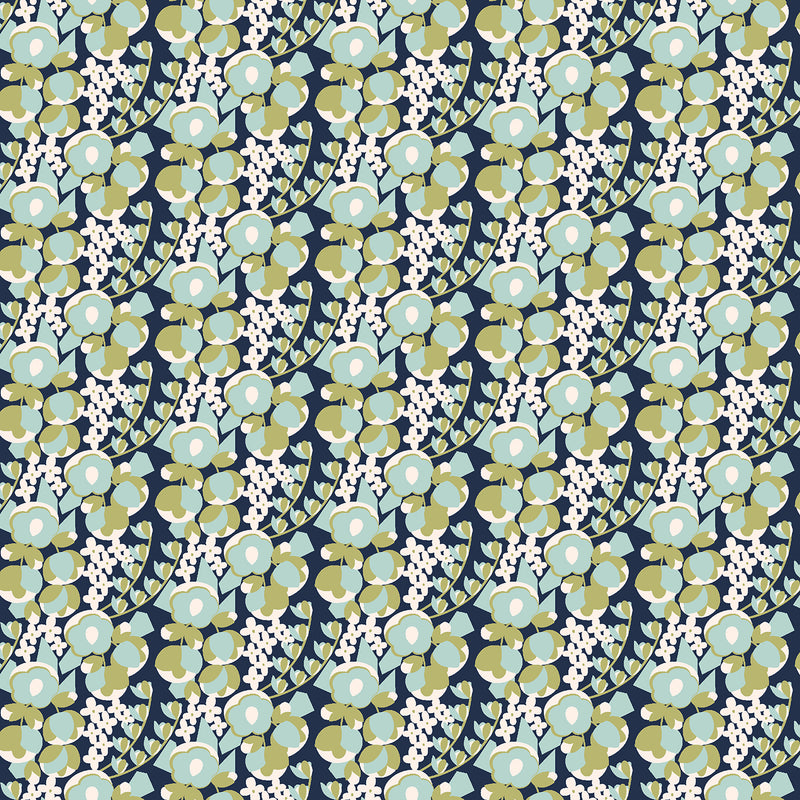 May - Dayflower | Penny Cress Garden | Cotton + Steel Fabrics